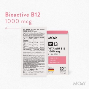 Molecules of Youth Vitamina B12 bioactiva m13, 1000 mcg, 30 tablete - Img 6
