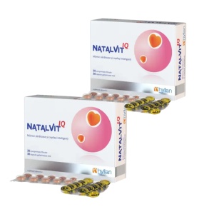 Natalvit Iq 30 x capsule + 30cpr Pachet Promotional 1+1 Hyllan