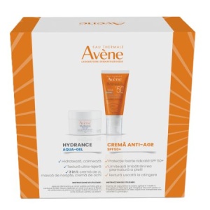 Pachet Avene Hydrance Aqua 50 ml + Crema Anti-age SPF50+ 50 ml – Hidratare si protectie zilnica - Img 4