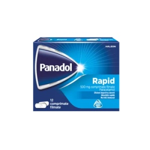Panadol Rapid 500 mg, 12 comprimate filmate, Haleon