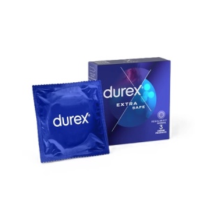 Prezervative Extra Safe, 3 bucati, Durex - Img 1