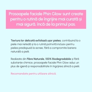 Prosoape faciale Glow Towels XL, 50 bucăți, Phin - Img 5