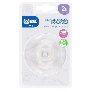 Protectie pentru san din silicon x 2 buc - cod 900, Wee Baby - Img 2