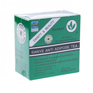 Sanye ceai antiadipos, 30 plicuri, China