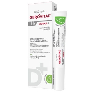 Ser antiacneic H3 Derma+ cu aplicare locala – 15 ml, Gerovital - Img 1