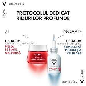 Ser antirid Liftactiv Retinol Specialist pentru riduri pronuntate, 30 ml, Vichy - Img 6