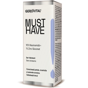Ser hidratant Must Have, 30 ml, Gerovital