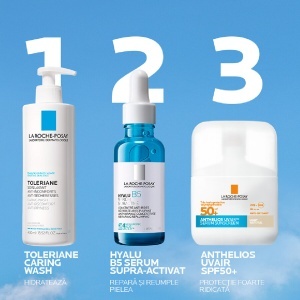 Serum de fata cu protectie solara SPF 50+ Nuanta Light Natural Anthelios UVAir, 50 ml, La Roche-Posay - Img 15