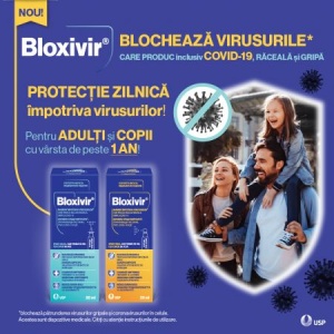 Spray oral gel Bloxivir, 20 ml, USP Romania - Img 2
