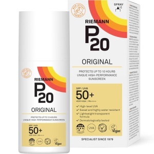 Spray transparent pentru protecție solară SPF 50 P20 Sun Protection, 200 ml, Riemann