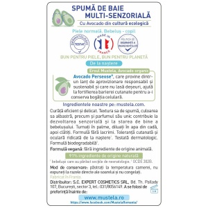 Spumă de Baie Multi-Senzorială, 750 ml, Mustela - Img 2