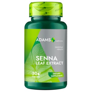 Supliment cu Extract de Senna, 30 capsule, Adams