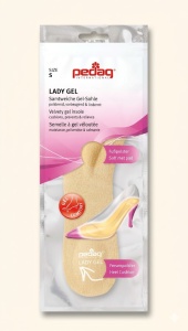 Suport din gel cu microfibră pentru pantofi cu toc Pedag Lady Gel Art 182, mărimea S - Img 1