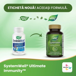 SystemWell Ultimate Immunity Nature s Way, 30 tablete, Secom - Img 2