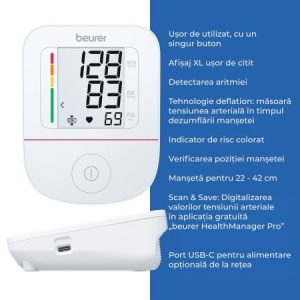 Tensiometru de brat BM 23, Beurer - Img 3