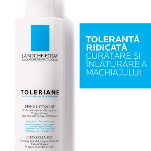 Toleriane Lapte Demachiant si de Curatare Piele Intoleranta si Sensibila, 200ml, La Roche-Posay - Img 2