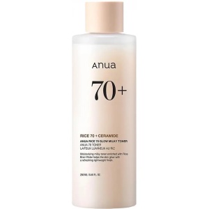 Toner lăptos Rice 70 Milky Glow, 250 ml, Anua