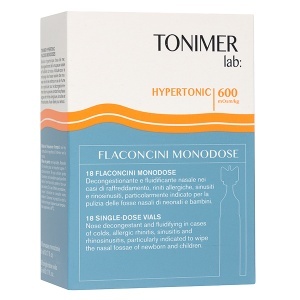 Tonimer Lab Hypertonic Apă de Mare, 18 flacoane unidoză x 5 ml