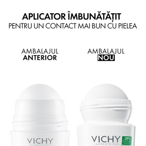 Vichy Roll-On Antiperspirant Eficacitate 48H, 50 ml - Img 3