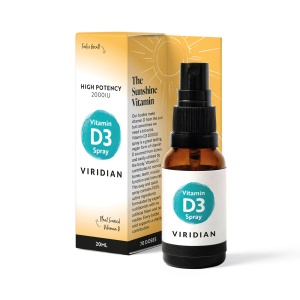 Vitamina D3 2000 UI Spray, 20 ml, Viridian