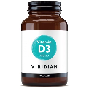 Vitamina D3 3000 UI, 60 capsule, Viridian