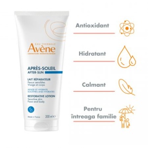 Avene Lapte Reparator Dupa Plaja 200 ml - Img 2