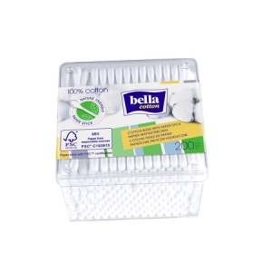 Betisoare din hârtie pentru urechi, 200 bucăți, Bella