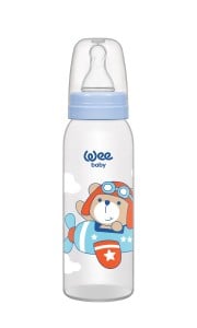 Biberon 250 ml cu tetina rotunda - cod 852, Wee Baby - Img 1