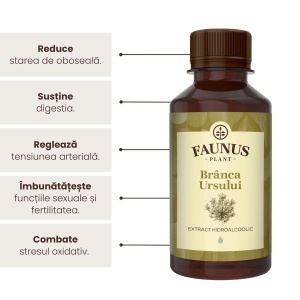 Branca Ursului – Tinctura 200 ml, Faunus - Img 6