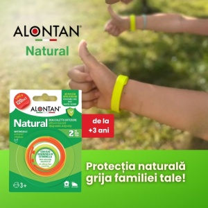 Bratara Reglabila Impotriva Tantari Alontan Natural, set 2 bucati - Img 2