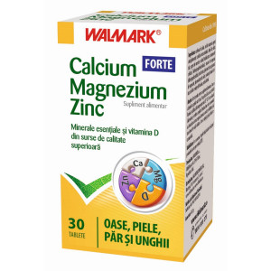 Calciu Magneziu Zinc, 30 capsule, Walmark