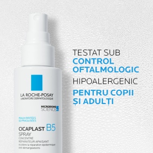 Cicaplast B5 Spray 100ml – Spray reparator si calmant pentru piele iritata | La Roche-Posay - Img 2
