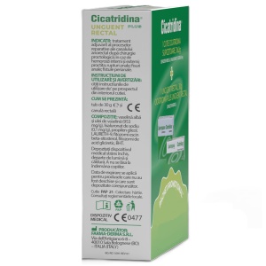 Cicatridina supozitoare 10 bucăți + Cicatridina unguent rectal plus 30 g, Naturpharma - Img 2