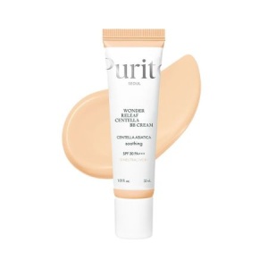 Crema BB multifunctionala cu SPF 30 PA+++ Nuanta 13 Neutral Ivory Wonder Releaf Centella, 30 ml, Purito - Img 3