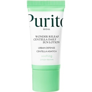Crema de fata Wonder Releaf Centella Daily Sun Lotion Mini SPF 50+ PA++++, 15 ml, Purito - Img 1