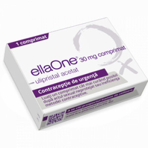 ellaOne 30mg, 1 comprimat, HraPharma