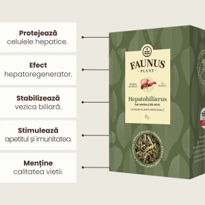Faunus Ceai Hepatobiliar, 90g - Img 3