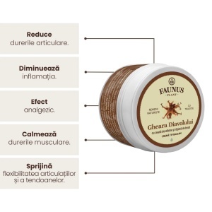 Faunus Crema-Balsam Gheara Diavolului, 50ml - Img 3