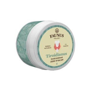 Faunus Crema-balsam Tiroidianus cu sanziene si galbenele, 50 ml