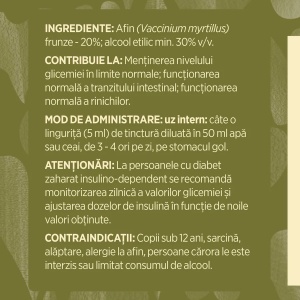 Faunus Tinctura de Afin 200 ml – Reglarea glicemiei si sustinerea rinichilor - Img 7