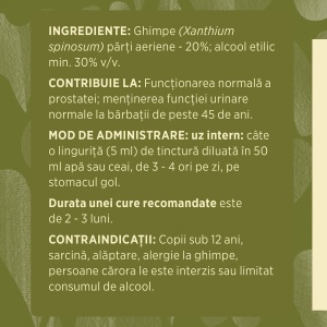 Faunus Tinctura de Ghimpe 200 ml – sanatatea prostatei si a aparatului urinar - Img 7