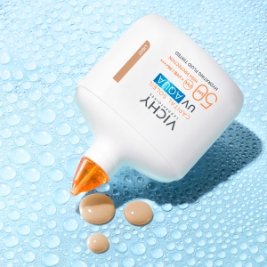 Fluid Hidratant Colorat cu Protecție Solară SPF 50 Nuanță Light Capital Soleil UV Aqua, 50 ml – Vichy - Img 4