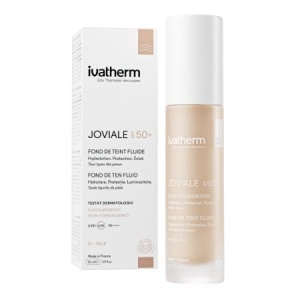 Fond de ten fluid SPF50+ 01 Milk Joviale, 30 ml, Ivatherm - Img 1