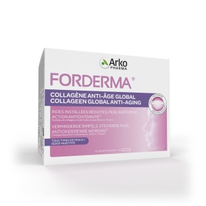 Forderma Collagen Global Anti-Imbatranire – 30 plicuri, Arkopharma - Img 1