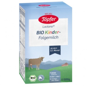 Formula de lapte praf Bio Kinder +12 luni, 500 grame, Topfer - Img 3
