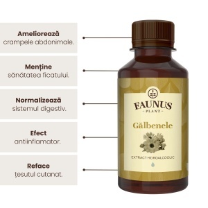 Galbenele – Tinctura 200 ml, Faunus - Img 6