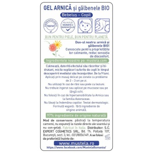 Gel bio cu arnica si galbenele Mustela 100 ml - Img 2