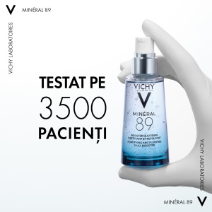 Gel Booster cu efect de hidratare, fortifiere si reumplere cu acid hialuronic Mineral 89, 50 ml, Vichy - Img 3