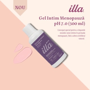 Gel intim Menopauză pH 7.0, 500 ml, Illa - Img 2