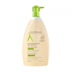 Gelul de dus spumant ultra-bogat ADerma, 750 ml - Img 1